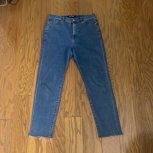 relaxed fit blue express jeans